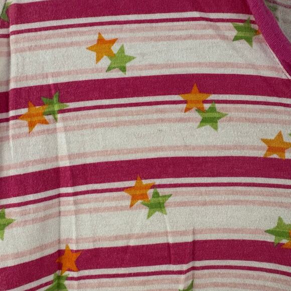 Unionbay Y2K Stars N Stripes Short Sleeve Polo Shirt Medium Vintage - Picture 3 of 4